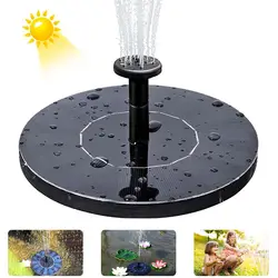 Bomba de água solar flutuante, bomba de água para decoração de espaços, para jardim e pátio