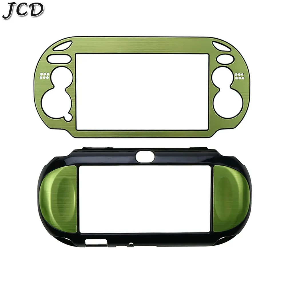 JCD Per Sony PSV PS Vita 1000 PSV1000 Controller Custodia rigida in plastica + alluminio Custodia protettiva per guscio protettivo