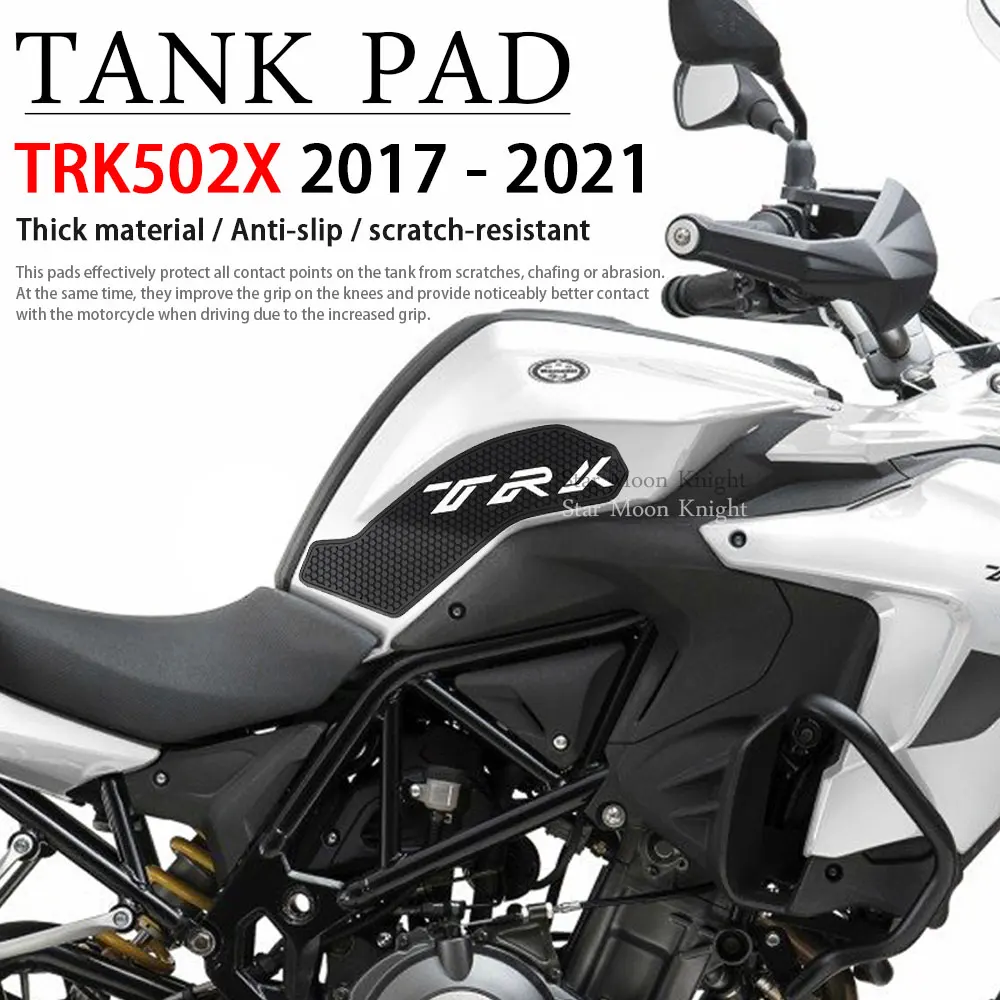 

For Benelli TRK502X TRK 502X 502 X AK Motorcycle Stickers Oil fuel Tank Pad Sticker Decals tank Pads Side Gas Knee protection