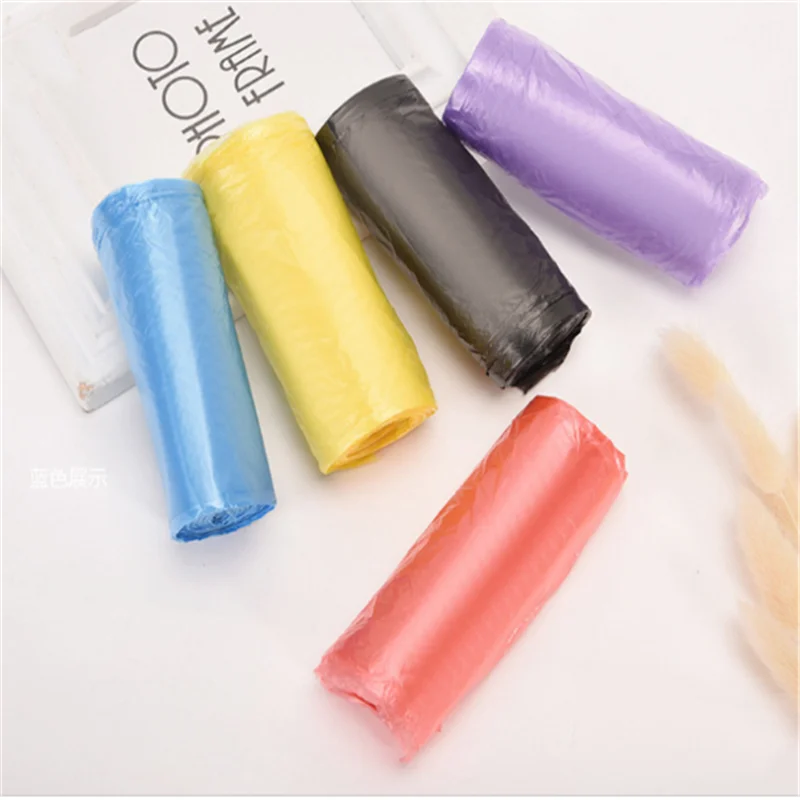 Disposable Plastic Garbage Bag for Home, Thicken Trash Bags, Portable Kitchen Tools, 50x45cm, 40Pcs