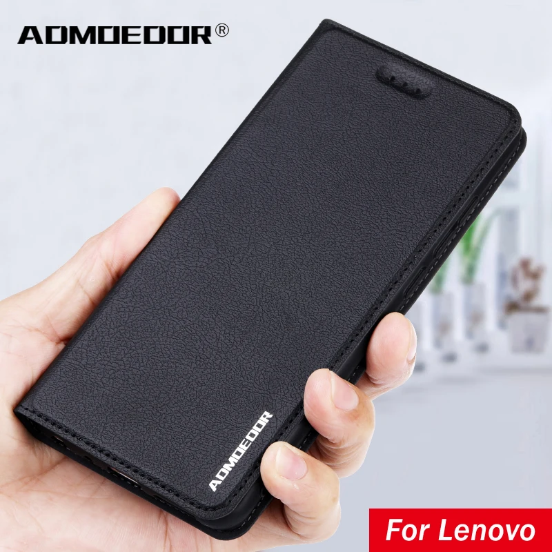 lenovo z6 z5 k5 play s5 pro Case Leather flip cover for lenovo z6 lite a6 a5 k9 k5 note 2018 s90 back cases Stand