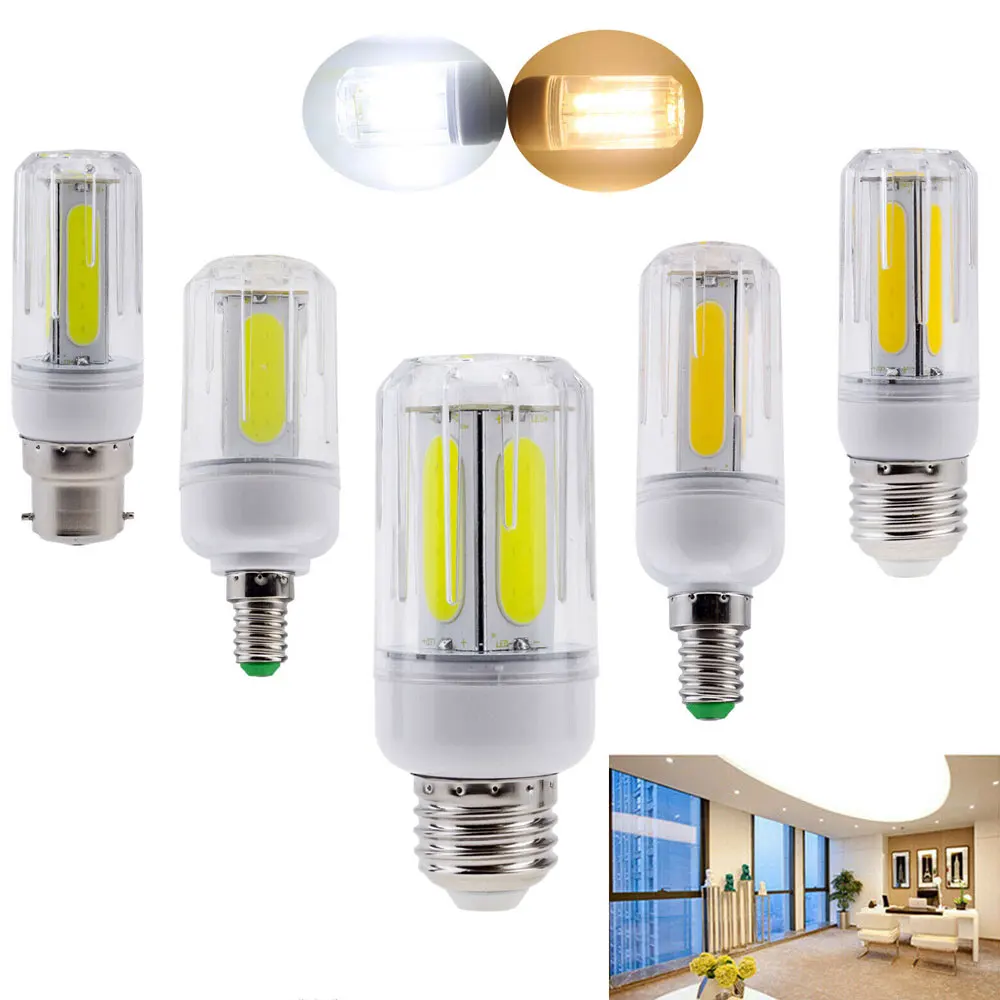 

E27 LED Lamp 220V SMD E14 E12 B22 E26 LED Light COB Corn Bulb Chandelier For Home Lighting LED Bulb 110V 85-265V