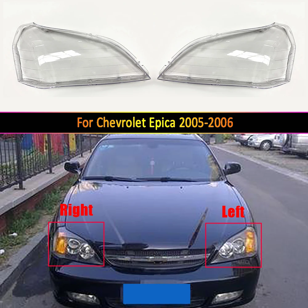 Car Headlamp Lens Replacement Auto Shell Cover For Chevrolet Epica 2005 2006 Headlight Lampshade Lamp Glass Lens Case