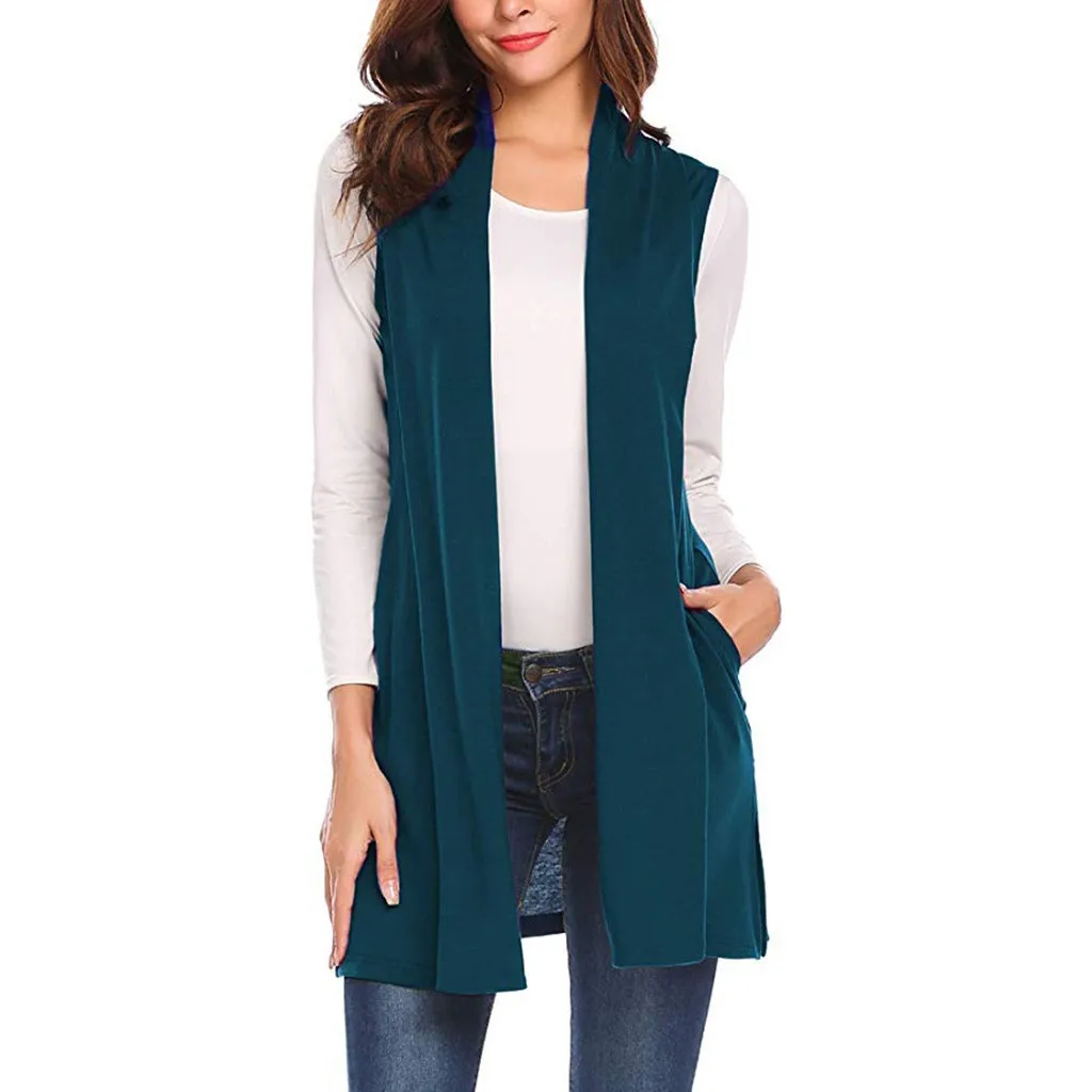 

FOLOBE Sleeveless Shawl Vest 2022 European and American Women's Plus Size Blouse Commuter Formal Wear Cardigan for Woman Jacket