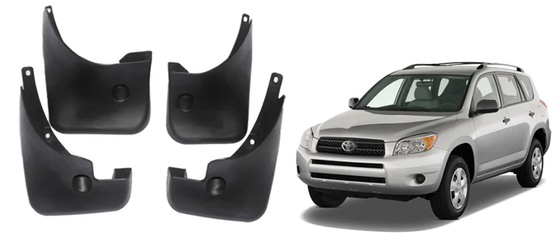 

Top Quality Exterior Mud Fenders For Toyota RAV4 2006 - 2012 (XA30) Mud Flaps Mudguards Mudflaps Fenders Mud Guard Accessories