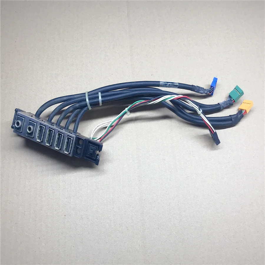 FOR HP 4000 6200 6300 6305 8100 8200 8300 SFF front audio USB panel power switch button cable 611897-001