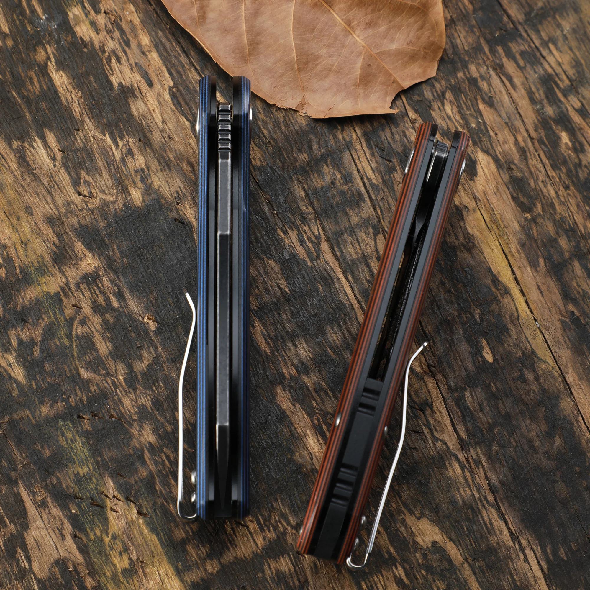 Versteinerter Fisch 979 Original D2 Stahl Klappmesser Fisch G10 Griff Camping Messer Outdoor Survival Jagd EDC Taschenwerkzeuge