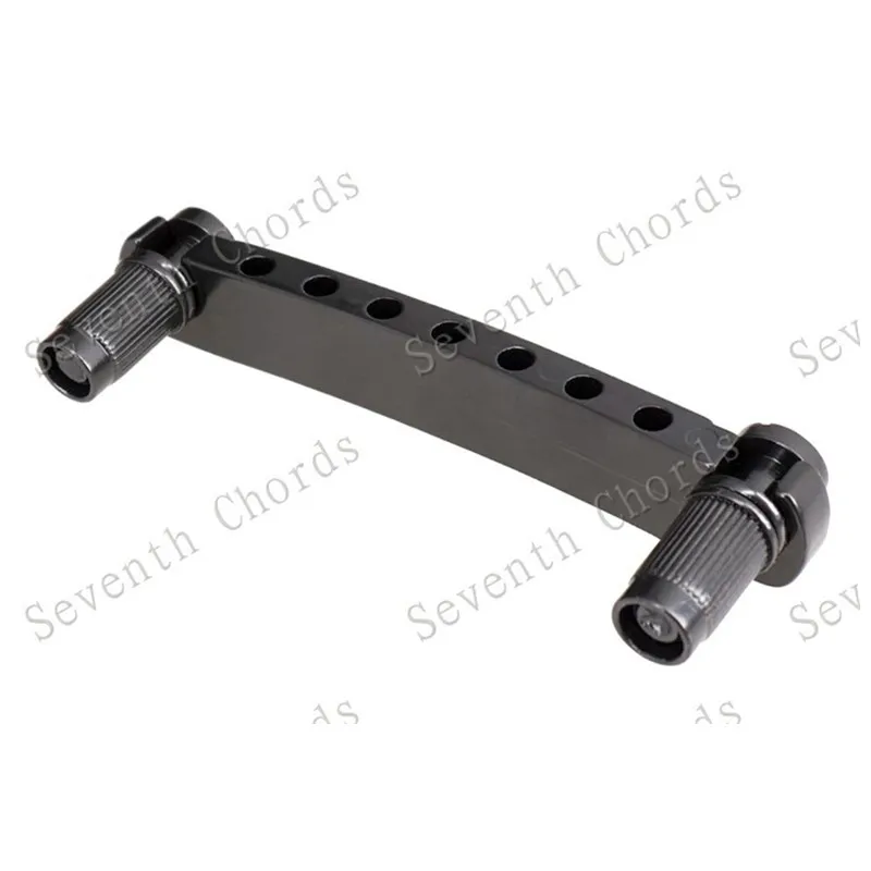 EIN Set 7 Saiten Brücke Und Saitenhalter Für E-gitarre Chrom Und Schwarz Für Wählen Musical Instrument Zubehör Teile – Detail 21