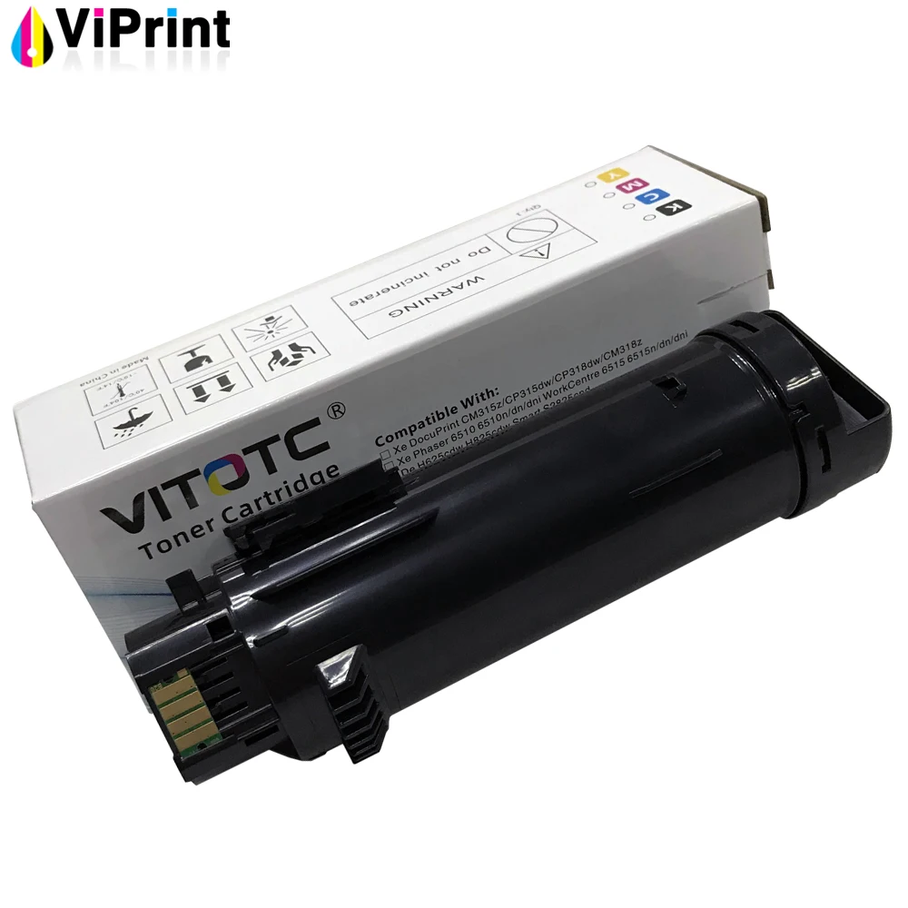 Toner Cartridge Xerox Phaser 6510 WorkCentre 6515 n dn dni Laser Printer Chip Code 106R03480 106R03690 106R03691 106R03692