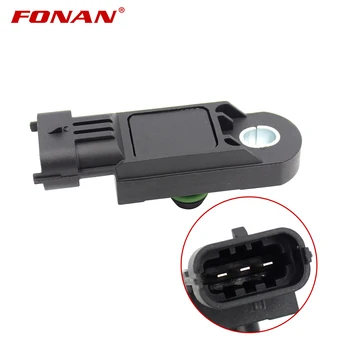 マップブースト圧センサールノー三星QM5 H45 07 - 11 M1D L4 2.0DSL 8200685363 0281002958