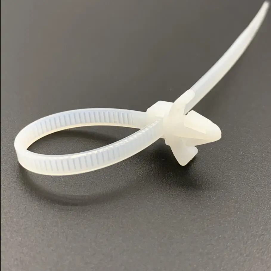 500PCS/1LOT 3*100 4*150MM Weiß push mount Nylon Kabelbinder