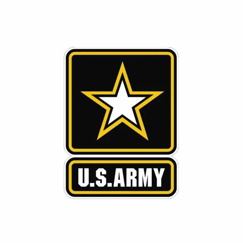 Hot Sell Creative Car Sticker US Army Military United States Car Window Stickers Deco Decals Vinyl Sunscreen Anti-UV  PVC