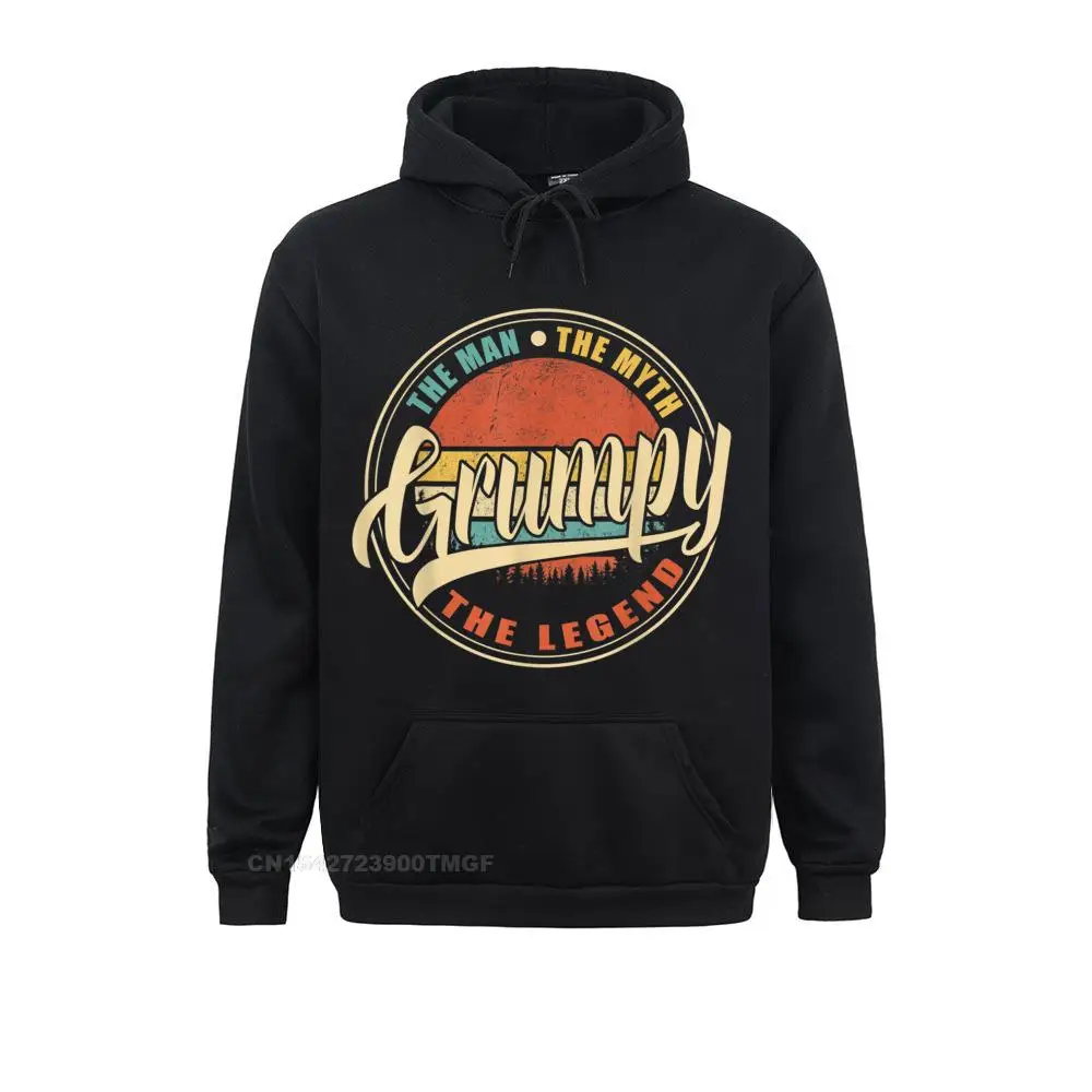 Mens Grumpy The Man The Myth The Legend Vintage Retro New Hoodie Streetwear for Women Hoodies Funny Summer Hoods Classic