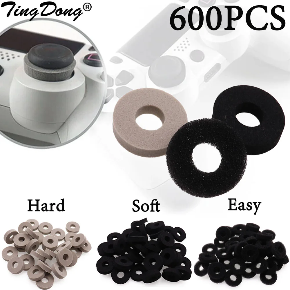 

TingDong 600pcs Sponge Auxiliary Ring Positioning Sleeve Shock Absorbers Analog Joy Stick for switch Pro/PS4 /Xbox One/PS5