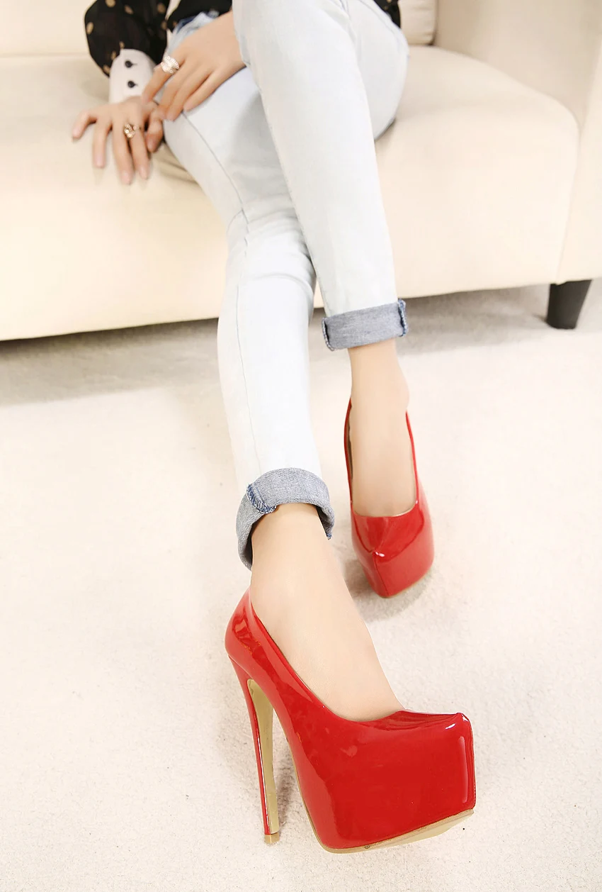 أشار تو منصة الوردي براءات الاختراع والجلود حجم كبير الكعوب 35-44 الرجال سحب الملكة عبر Queer زي فستان الحفلات تاريخ النساء الأحذية