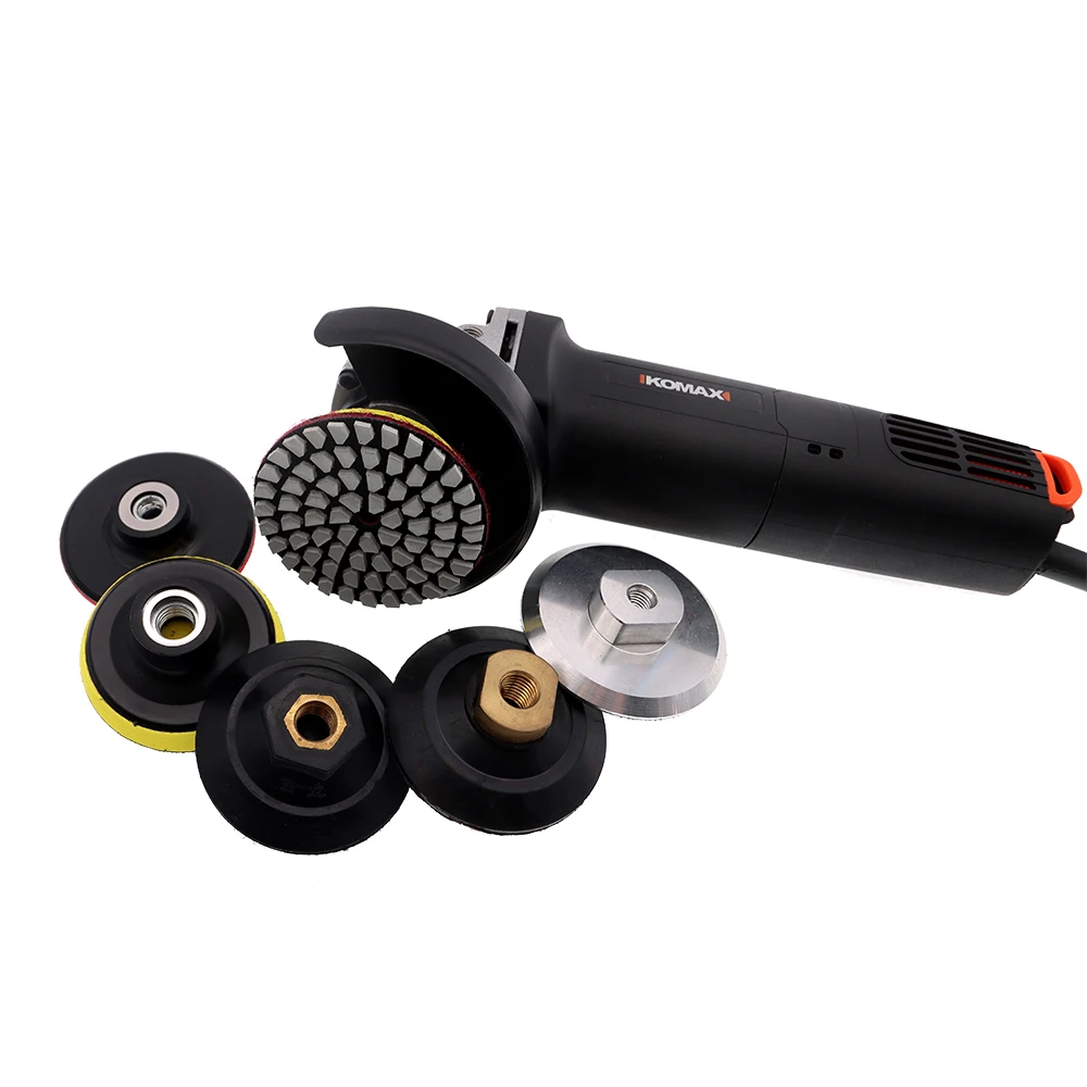 Imagem -05 - Topo Diamante Polegada Seco Polimento Almofada Super Flexível Discos de Lixamento Novo Design Mármore Granito Pedra Telha 80 mm Moagem Rodas Peças