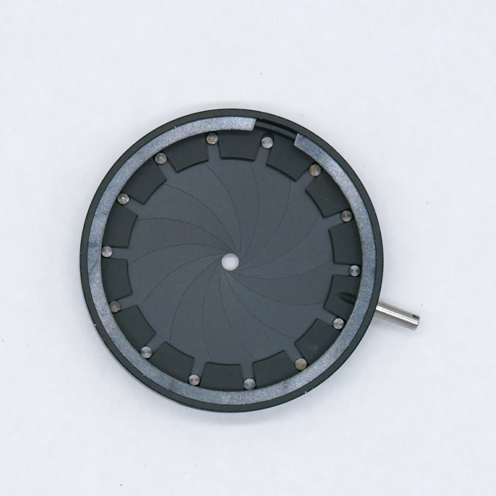 wholesale 1.5-25mm Aperture Variable Optical Iris Diaphragm Camera Light Condenser Microscope Accessory 14 Blades