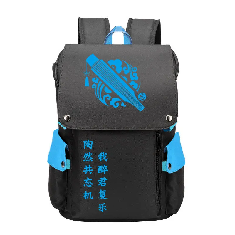 Grandmaster of Demonic Cultivation MO DAO ZU SHI Backpack Cosplay Student wei wu xian lan wang ji School travel bags Oxford bags