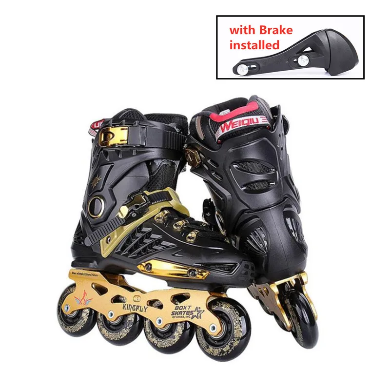 

Slalom FSK Inline Skates Patines for Adults Daily Skating Sports with 85A PU Wheels ABEC-7 Bearing Aluminium Alloy Frame Base