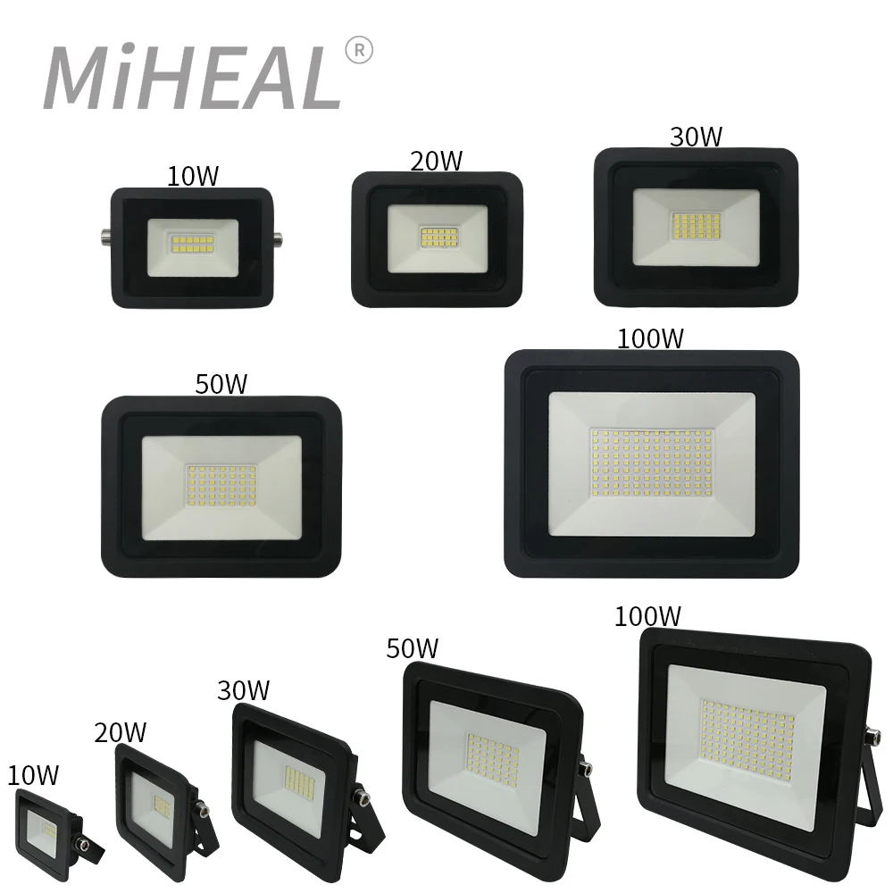 LED Industrial lighting 10W 20W 30W 50W 100W LED Floodlight 110V/220V IP68 Mining Lamp Factory Work Lamp Professional Lighting