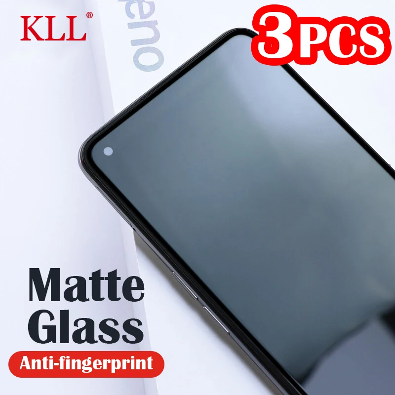 

Matte Frosted Tempered Glass for OPPO Reno 5 4 3 Pro 2 2z Screen Protector For OPPO A55 A53 A5 A9 A5S A3S F17 Realme GT 5 Glass