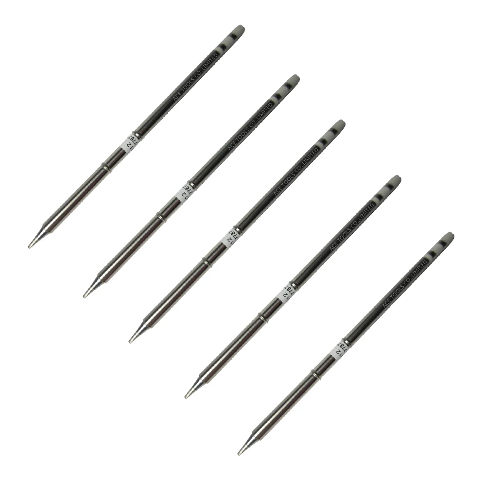 5 PCS T12-D12 Replacement Soldering Tip for HAKKO FM-203 FM-204 FM-206 FX-951 FX-950 FX-952 FX-9501 FM-2028 FM-2027 FM-2021