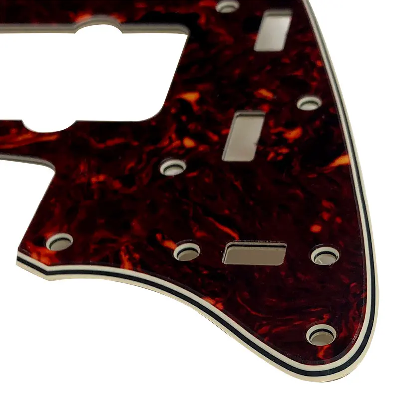 Fei Man-Custom Guitar Parts for Mexico Jazzmaster Style, Pickguard Scratch Plate Replacement, Electric Guitar Flame Pattern