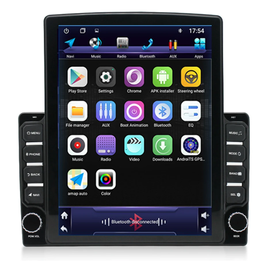 

Car Stereo Radio GPS 9.7 '' HD Android Quad- Core 1 +32GB WIFI Mirror Link OBD 9 Inch Installation Size