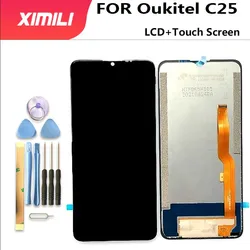 100% original For OUKITEL C25 LCD Display +Touch Screen Digitizer Assembly 100% Tested OUKITEL C25 LCD Replacement +tools