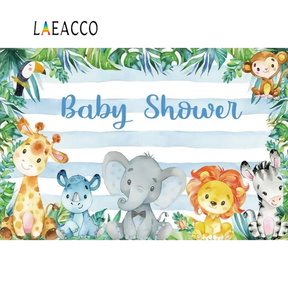 Sữa Tắm Cho Bé Voi Phông Nền Chụp Ảnh Đảng Chevron Sọc Poster Photocall Chụp Ảnh Nền Cho Studio Ảnh