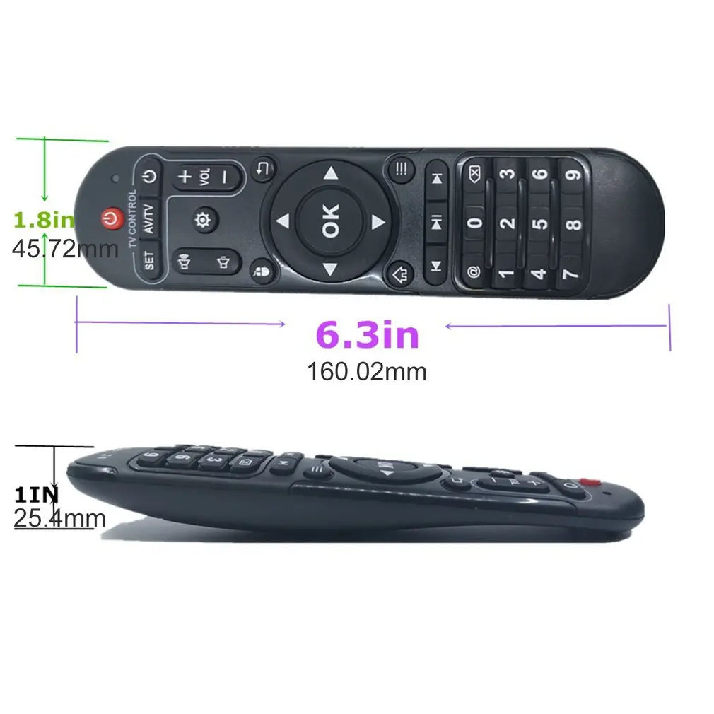 X96 MAX Plus Remote Control for X92 X96 Mini/Air Aidroid TV Box IR Remote Controller for T95 H96 MAX set top box media player