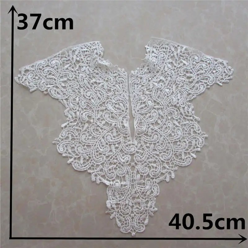 mixture sell Sewing Supplies Floral Lace Collar Fabric Trim DIY Embroidery Lace Fabric Neckline Applique Sewing CraftYL786-YL789