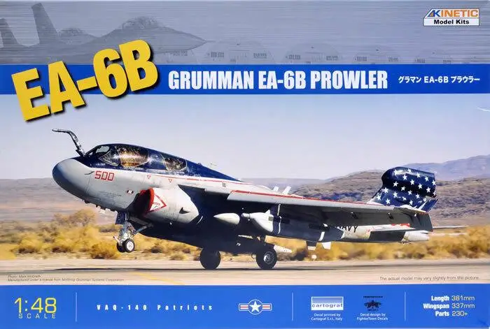 

Кинетический K48022, масштаб 1/48, GRUMMAN EA-6B Prowler 2020, новая модель в комплекте