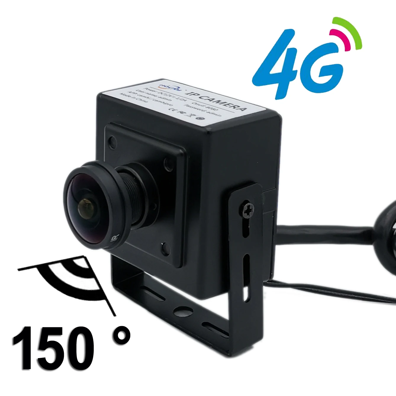 5MP 1080P SIM 4G Mini Camera 4G IP Kamera Small Wide Angle 1.8mm Security Onvif P2P Cctv Camhi for Small Spaces Without Network