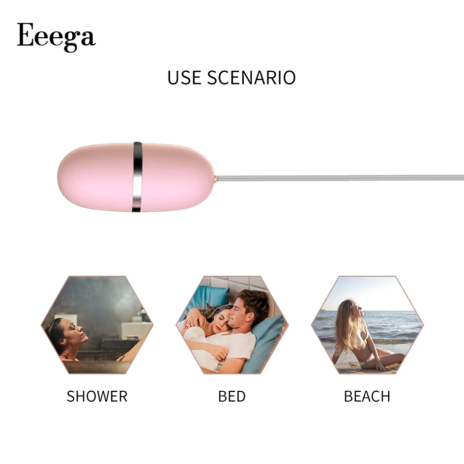 Vibrator untuk Wanita USB Daya Bergetar Telur G-spot Pijat Vagina Oral Menjilati Klitoris Stimulator Mainan Seks untuk Wanita