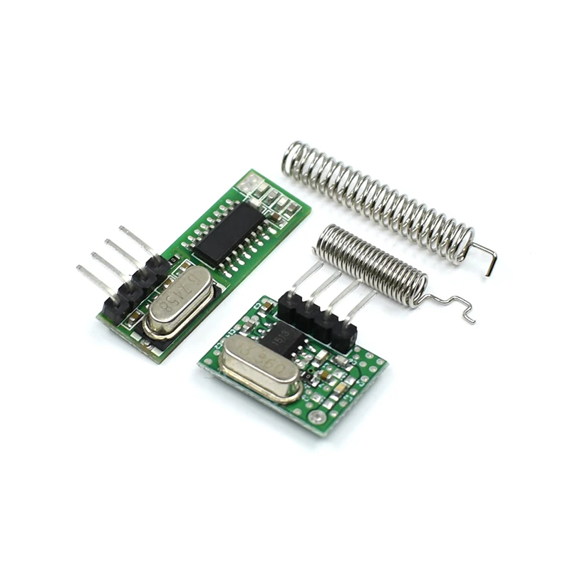 Modulo ricevitore e trasmettitore RF supereterodina 433 Mhz telecomandi 433 Mhz per modulo Wireless Arduino uno kit fai da te