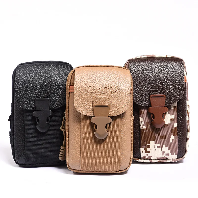 

The Second Man Pockets May Be Collected as Nadeau Paragraph Mobile Phone Bag Common Wear Leather Belt Pockets Gift Bags