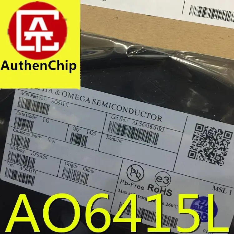 10pcs 100% orginal new in stock AO6415L AO6415 SMD SOT-23 P-channel MOS field effect tube AOS