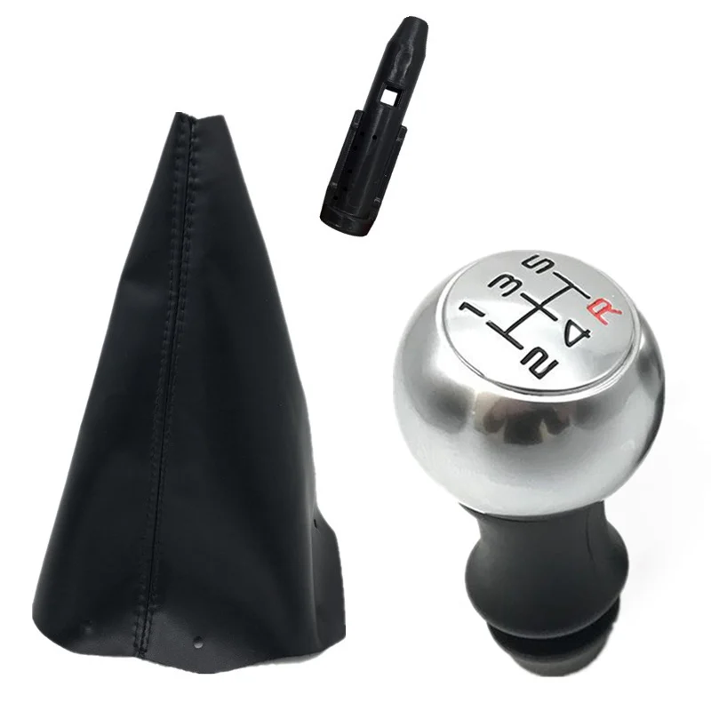 5 Speed Car Gear Shift Knob Boot Cover For Peugeot 106 107 206 207 301 306 307 308 406 407 2008 3008 Citroen C2 C3 C4  Accessory