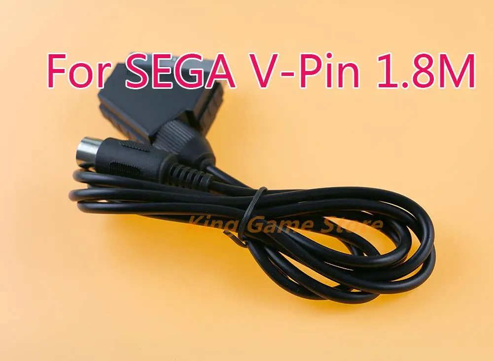 1pc alta qualità PAL versione v-pin spina 1.8M RGB Scart cavo Audio Video per SEGA Mega Drive M-D e Genesis 1