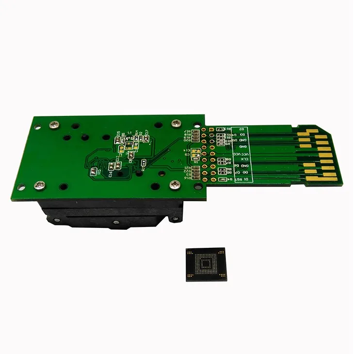 eMMC153 eMMC169 Socket with SD Chip Reader Data Recovery Backup Android Repair Clamshell Structure BGA153 BGA169 Chip Socket