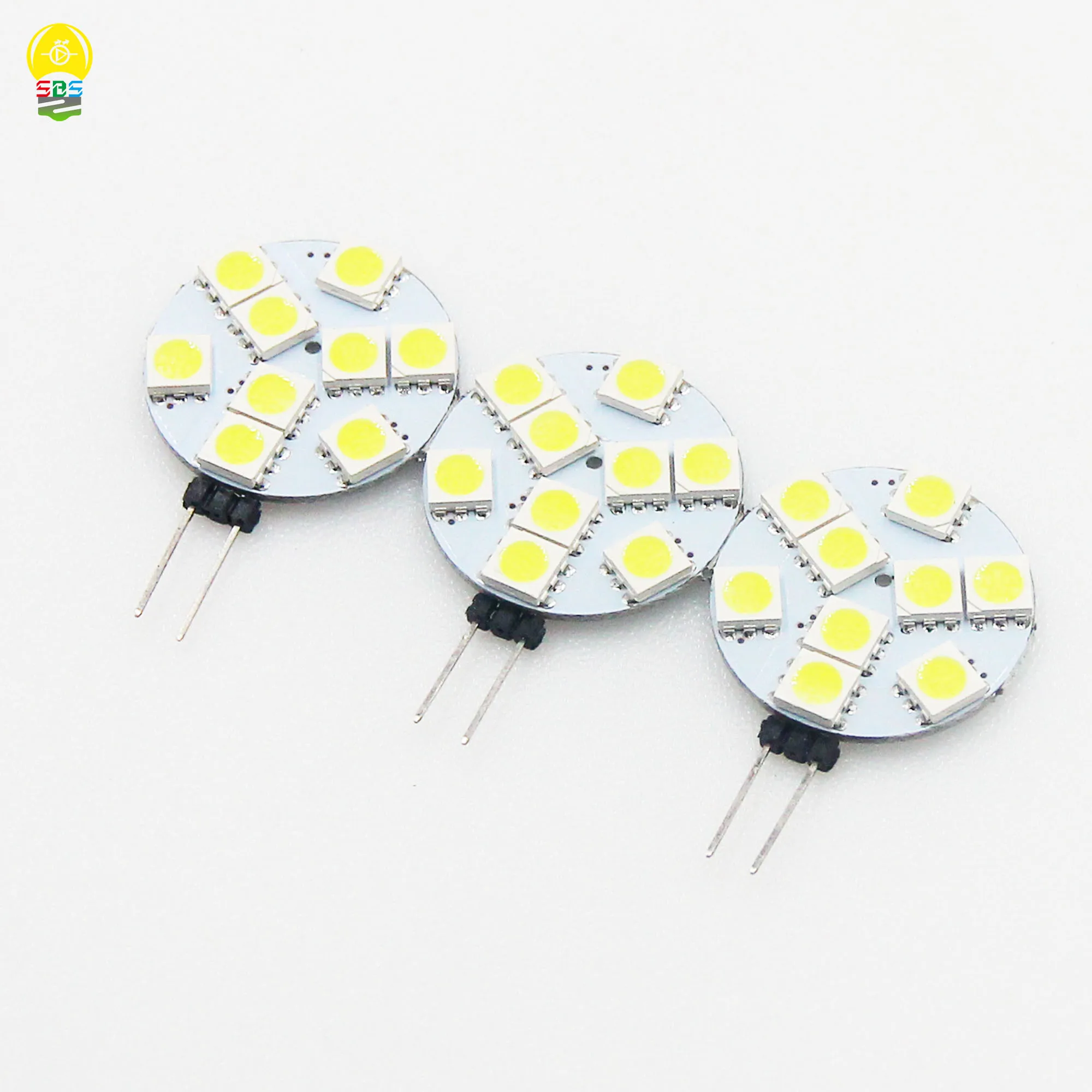 2 قطعة/الوحدة G4 LED لمبة 5 واط تيار مستمر 12 فولت المدخلات 9 قطعة 5050 SMD LED رقائق 1.8 واط G4 المقبس 9 المصابيح الدافئة الباردة الأبيض استبدال مصباح هالوجين ضوء