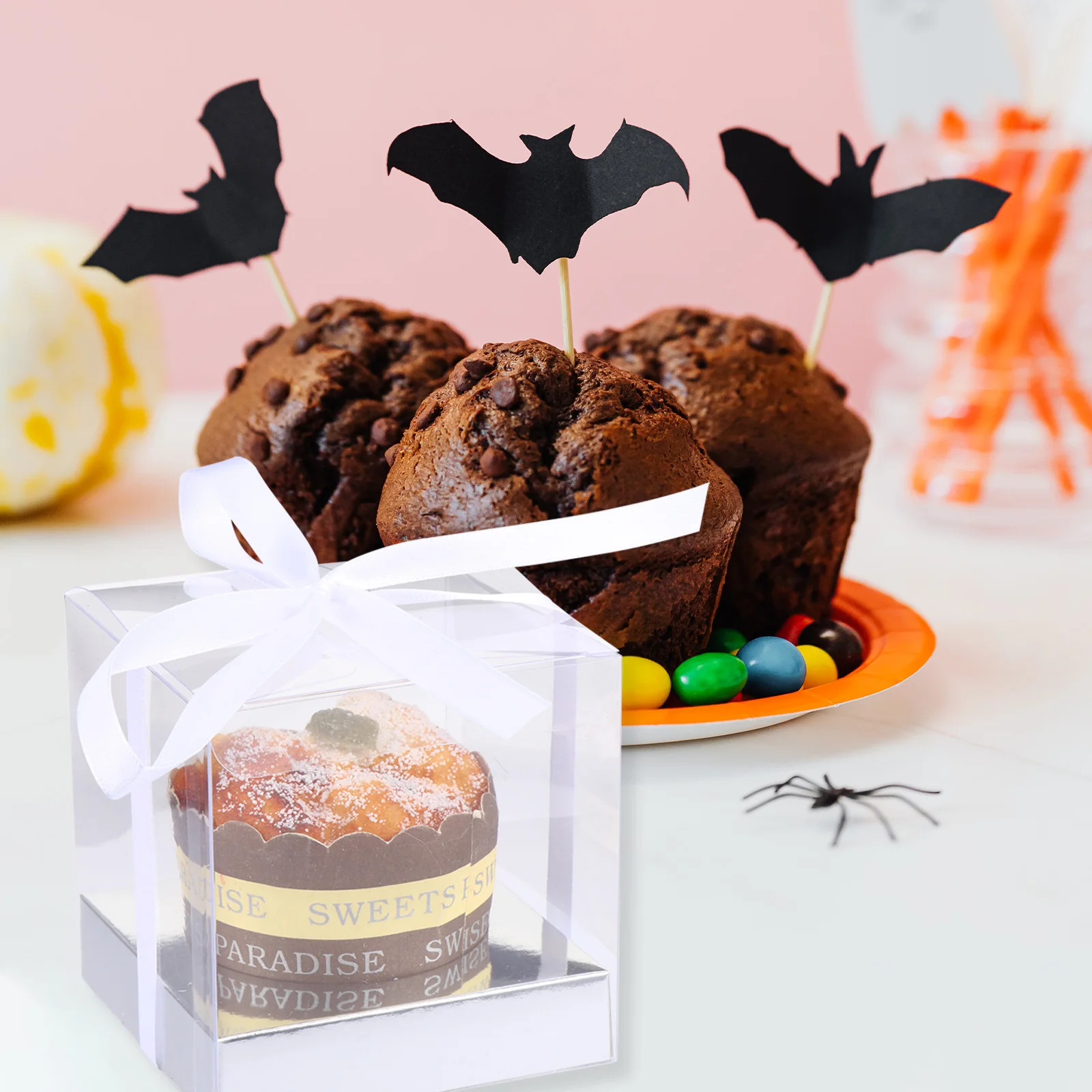 Cake Box Box Storage Boxes With Lids Clear Transparent Carrier Display Cookie Bakery Through See Gift Favor Take Container