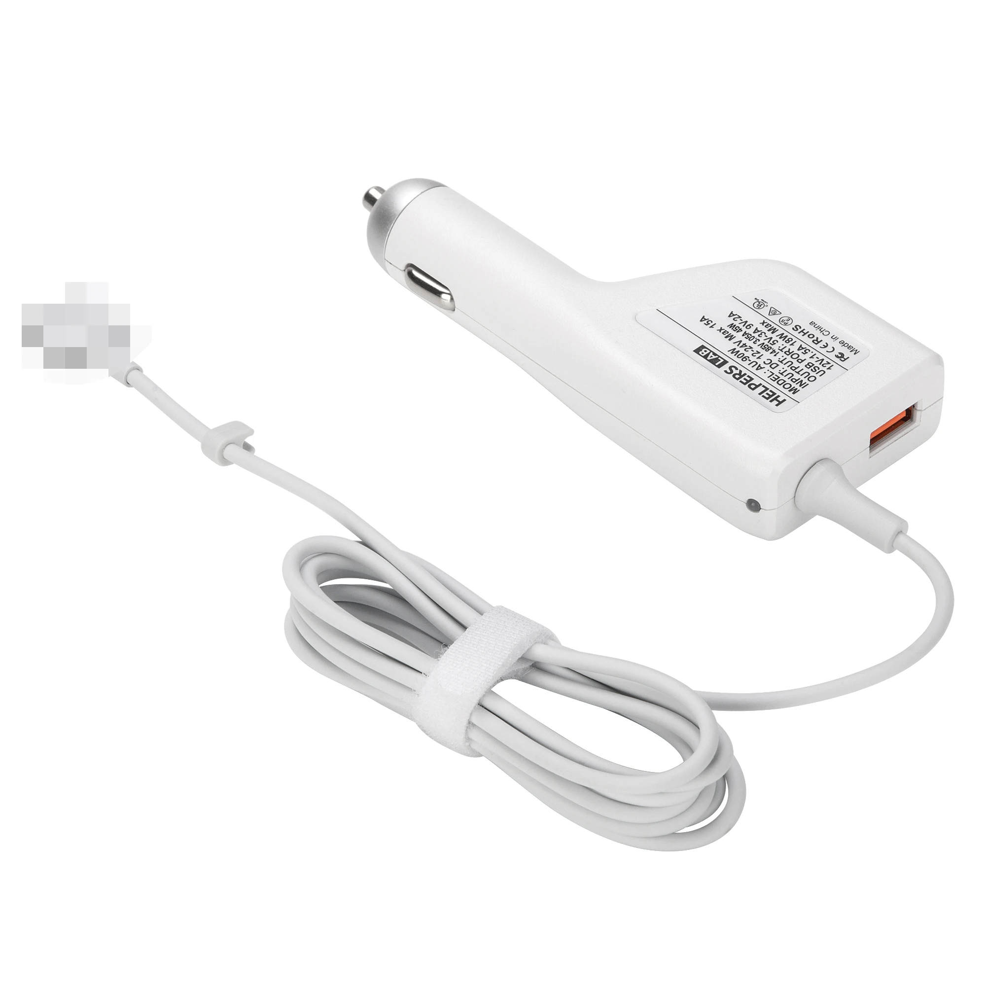 Helpers Lab Caricabatterie da Auto per Macbook 45W 60W 85W Mas safe L T Retina