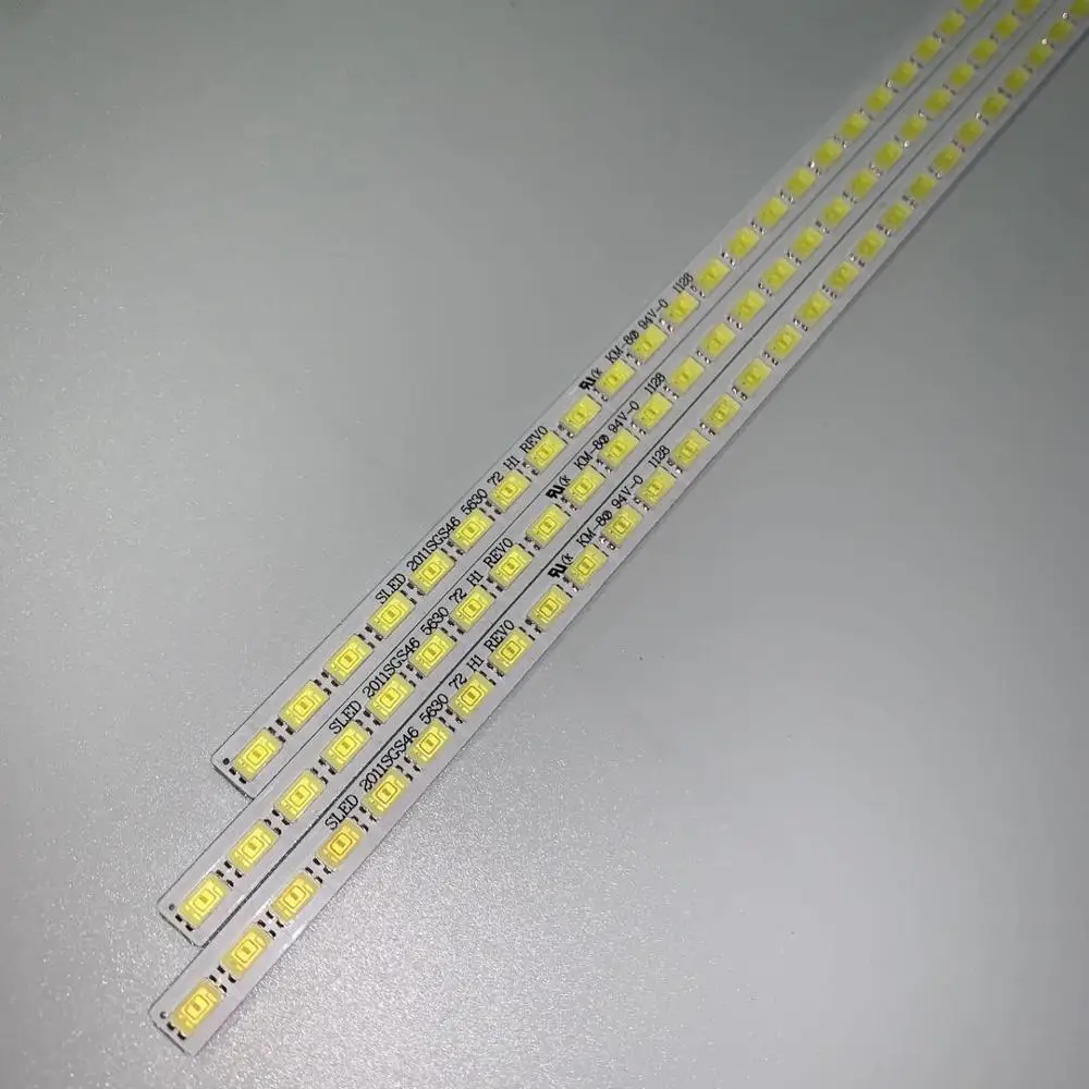 2Pieces/lot NEW and original quality 72LEDs 520MM SLED 2011SGS46 5630 72 H1 REV0 LJ64-03035A LED Strip