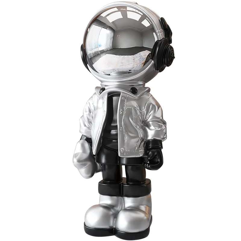 Decorazioni per la casa sculture e figurine accessori per la decorazione ornamenti di atterraggio di grandi dimensioni dell\'astronauta statue in