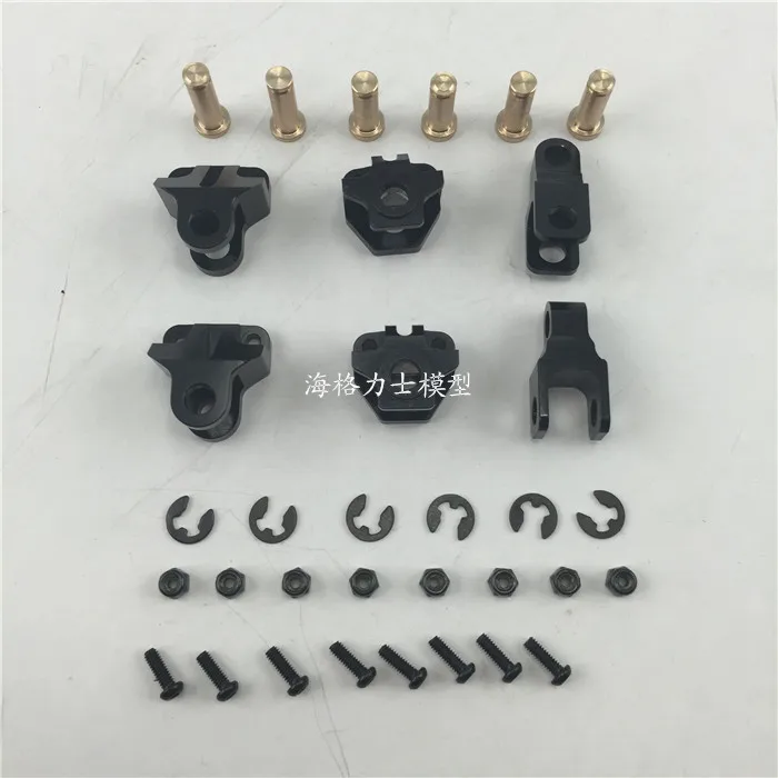 

1/14 R470 730 Drag Trailer Truck Suspension modified steel plate lugs secondary buffer For TAMIYA MAN RC Tractor Truck