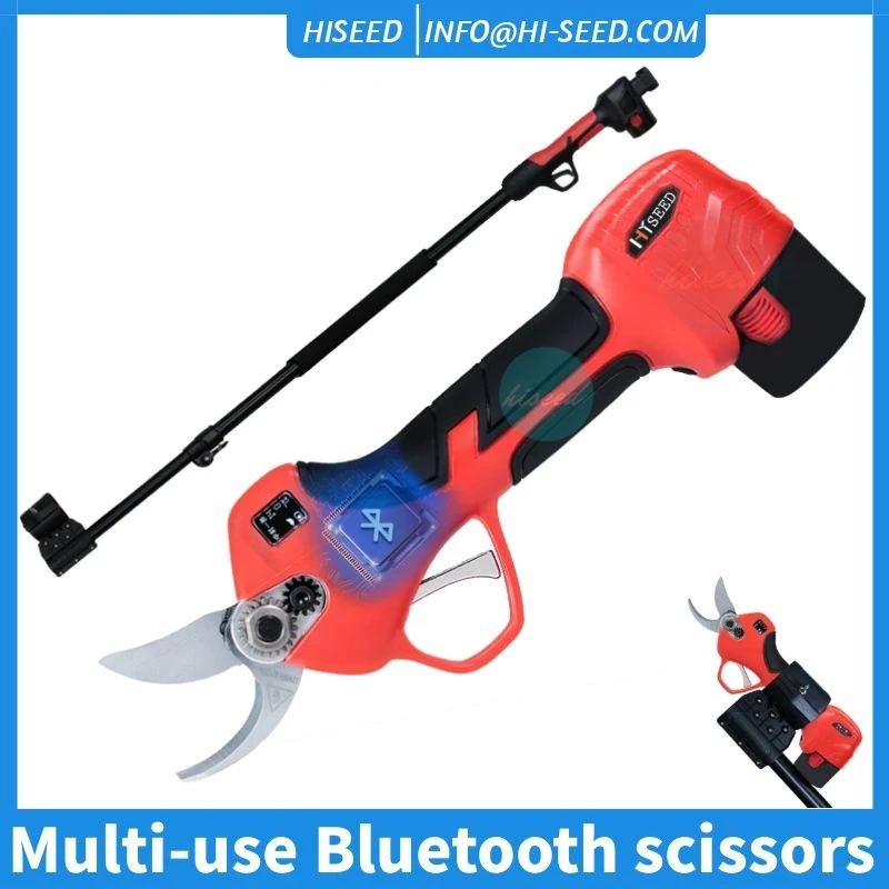 

Gardening Plant Battery Powered Pruner Branch Tree Bypass Ratchet Secateurs Professional Pruning Shears