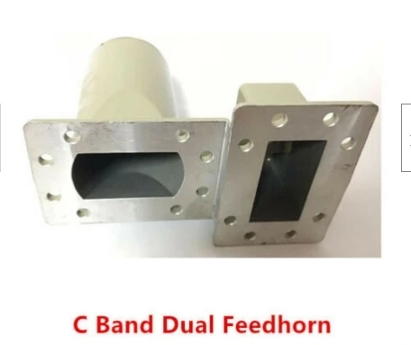 C band dual feedhorn