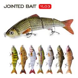 Agoie Hotsale Multi Jointed Hard Bait Fishing Lure 6.5cm/8cm/12cm Sizes Lifelike Joint Bait Design Sinking Wobbers Swimbait